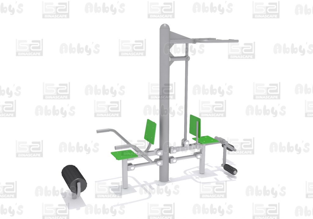Bs 016GC - LEG ROLL & KNEE EXTENSION & PULL DOWN